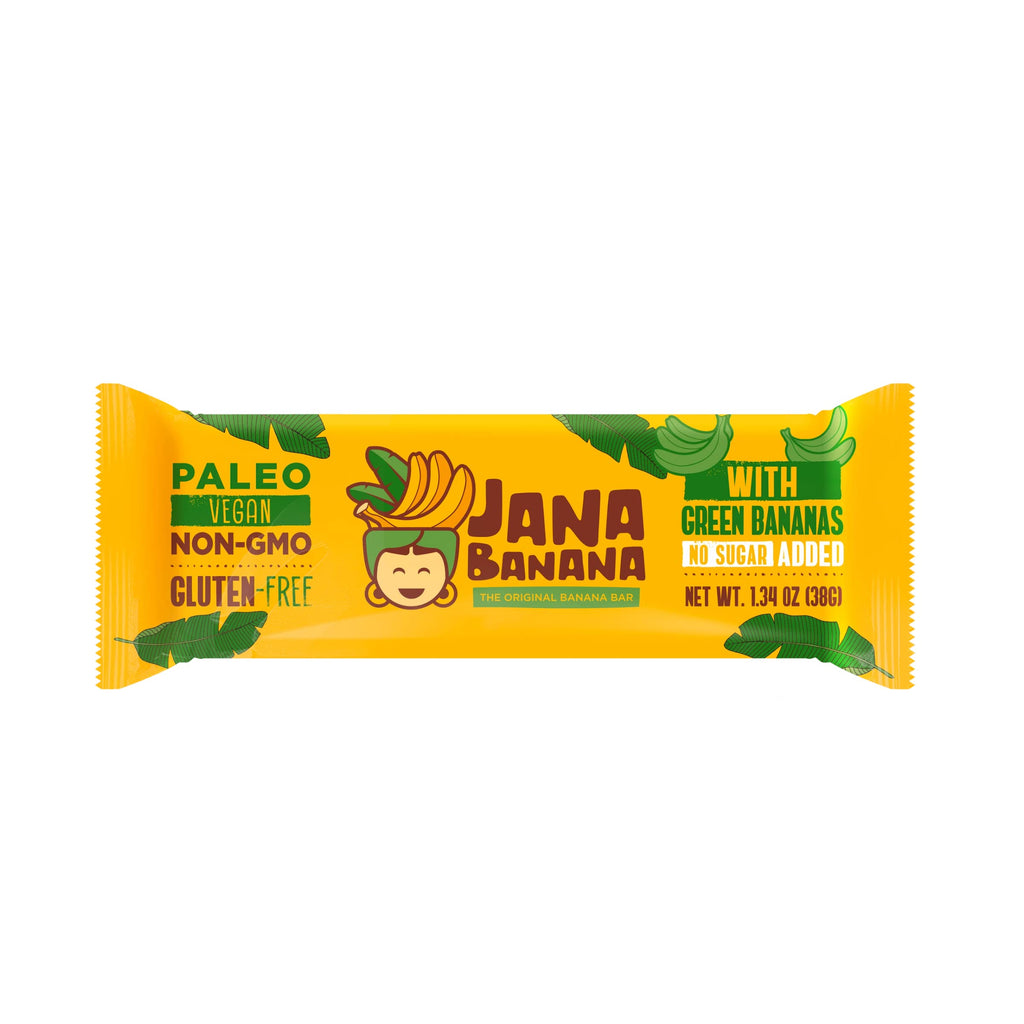 Jana Banana Plant Based Bar with Green Bananas (Pack of 12)
