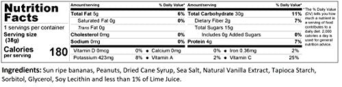 JanaBanana Plant Based bar with Peanut Butter