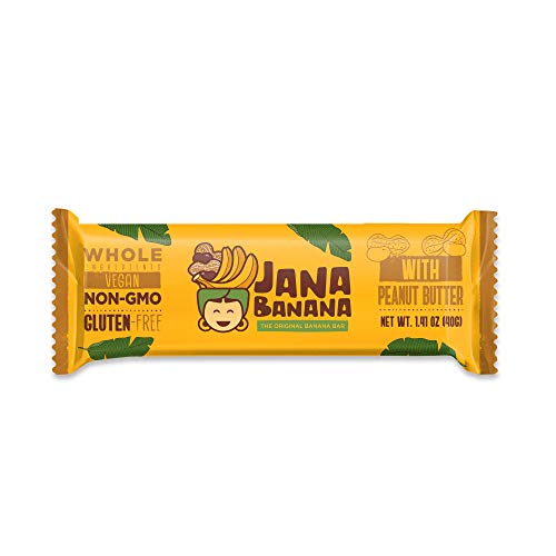 JanaBanana Plant Based bar with Peanut Butter