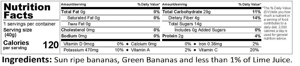 Jana Banana Plant Based Bar with Green Bananas (Pack of 12)