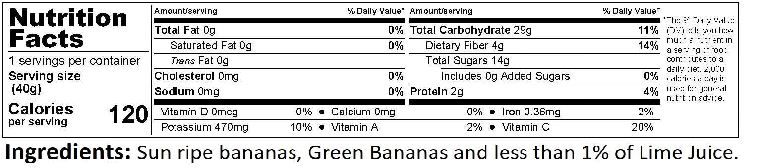 Jana Banana Plant Based Bar with Green Bananas (Pack of 12)